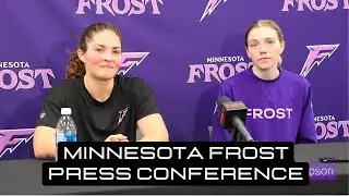 Press Conference | Nicole Hensley & Claire Thompson | Minnesota Frost | Game One of PWHL Mini-Camp