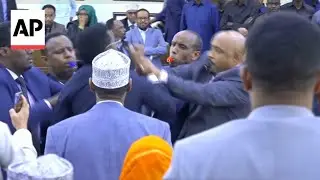 Scuffles break out in Somalia parliament over proposed constitutional amendments