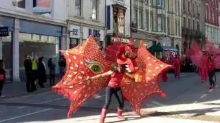 St Davids Day Parade through Cardiff - March 2010