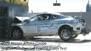 2008-2013 Nissan Altima Coupe NHTSA Full-Overlap Frontal Crash Test