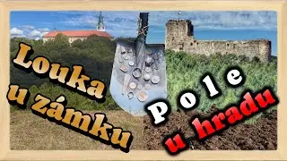 Nálezy detektorem kovů u hradu a zámku #vesničan #lovecpokladu #detektorkovu #kutil #kutilství
