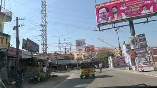 Miryalaguda City View from Housing Board to Sagar Road By-Pass on 22.02.2023-Nalgonda Dist-India