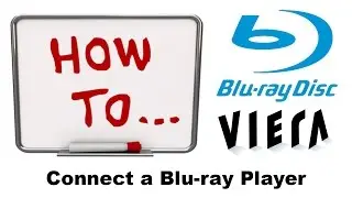How to connect a Blu-ray player to a HD TV.