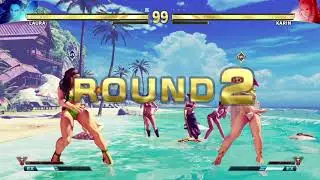 STREET FIGHTER V Laura vs Karin