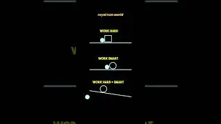 Hard Work vs Smart Work #hardwork #smartwork