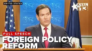 'Foreign aid isn't charity, it's an act of the taxpayer': Rubio discusses U.S. foreign policy reform