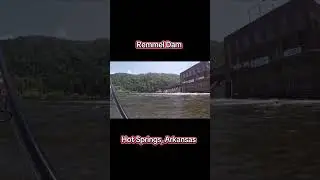 Remmel Dam in Hot Springs, Arkansas #stripedbass #fish #fishing #ouachitariver