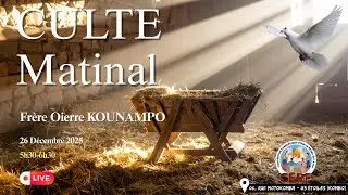 Culte Matinal _ Frère Pierre KOUNAMPO