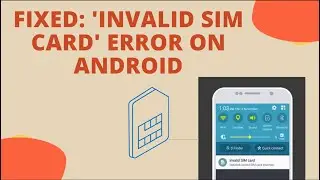 Как исправить ошибку &laquo;Неверная SIM-карта&raquo; на телефоне Android | Ошибка &laquo;Нет SIM-карты&raquo; | Восстановление данных Android