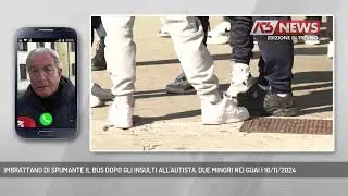 IMBRATTANO DI SPUMANTE IL BUS DOPO GLI INSULTI ALL'AUTISTA. DUE MINORI NEI GUAI | 16/11/2024