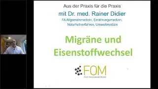 Migräne, Kopfschmerzen und Eisenstoffwechsel 2024