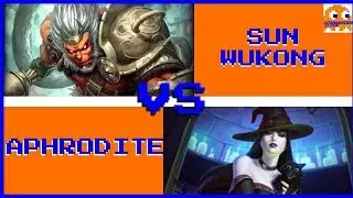 THE MONKEY KING RISES! A GREAT MAGE COUNTER PICK! SMITE Diamond Ranked Duel Sun Wukong VS Aphrodite