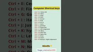computer shortcut keys  #computerknowledge  #computershortcutkeys #shortcutkeys #sagarstudypoints