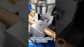 AC Copper Header Pipe Collar Hole Drilling Flanging Machine