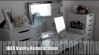 IKEA Vanity Redecoration and Makeup Organization