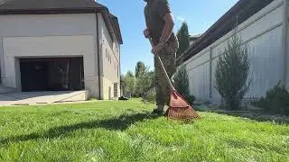 POV: You&rsquo;re Raking Grass | Real Yard Work Sounds