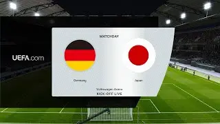 Germany vs Japan | Volkswagen Arena | International Friendly | PES 2021
