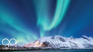 Instrumental Relaxing Music: Ambient, Peaceful, Soothing, Study Music &ndash; Northern Lights Footage