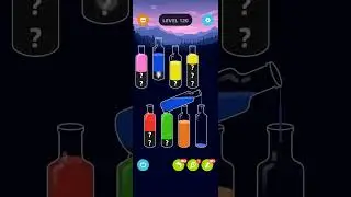 Water Sort Master Level 117- 121 Walkthrough Solution 