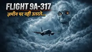 Flight 9A-317 &ndash; जो फ्लाइट में चढ़ गएवो ज़मीन पर नहीं उतरते।।Hindi Horror Stories ☠️😱Scary World 1325