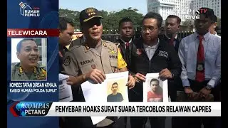 Penyebar Hoaks Surat Suara Tercoblos di Sumatera Utara Relawan Capres