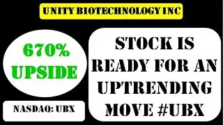 Unity Biotechnology Inc Stock is ready for an uptrending move - ubx stock