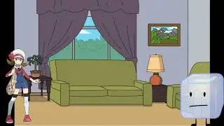 Lyra (Pok&eacute;mon) Ungrounds Ice Cube (BFDI)