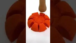 satisfying sand halloween crisp cut #asmr #shorts #kineticsand #sablemagique #sablesatisfaction