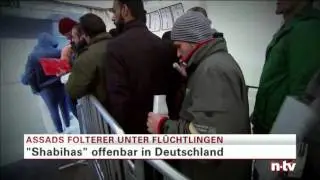 Assads Folterer unter den Fl&uuml;chtlingen Shabihas vo