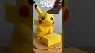 ASMR Pikachu Cutting Video #asmr #pikachu #cuttingvideo