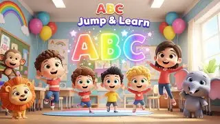 ABC Jump With Me// Simple Alphabets Song For Kids// Nursery Rhymes And Songs By ToonWorld #kids  