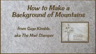 How to Make a Background of Mountains