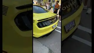 ROUSHE MUSTANG Testing Exhaust 🔥 #mustang #ford #roushe #exhaust #exhaustsound