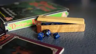 Making a Walnut Dice Box with Kolrosing Details