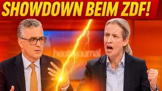 Showdown im Heute-Journal &ndash; Weidel zerlegt ZDF-Reporter vor laufender Kamera