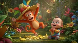 Silly Jungle Giggle Rhyme for Kids | Funny Animal Song for Kids, Popular Nursery Rhyme, Baby Songs