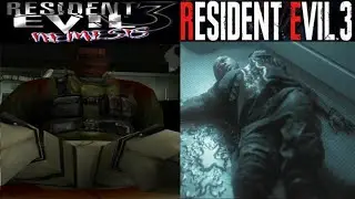 Resident Evil 3: Original VS. Remake - Tyrell Patrick's Death Comparison