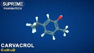 Carvacrol | C10H14O | 3D molecule