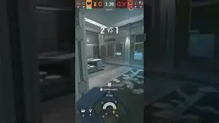 This is Diamond??? Why rush 5v2 #rainbowsixsiege #siege #shorts #reels #clips #ace #diamond