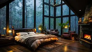 Find Peace with Nature &ndash; Strong Rain & Thunder Sounds on Window for Deep Rest