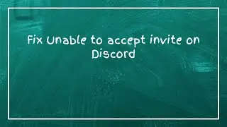 Fix Unable to accept invite on Discord