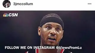 CJ McCollum Is Trying To Recruit Carmelo Anthony
