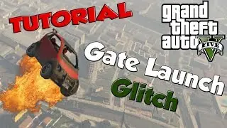 GTA Online: Cool Gate Launch Glitch Tutorial - GTA V Funny Glitch w/ WildSpartanz!