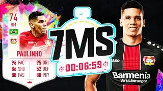 THE BEST SILVER ON FIFA!!! SUMMER HEAT PAULINHO 7 MINUTE SQUAD BUILDER - FIFA 20 ULTIMATE TEAM