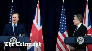 In full: David Cameron and Antony Blinken hold joint press conference in Washington