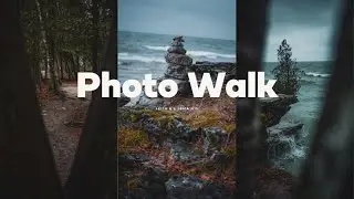Moody Morning Photo Walk at Cave Point Park | Powerful Waves | Leica Q & Leica M
