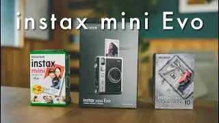 【開封】最新チェキのinstax mini Evoが届いた！かわいい！！