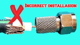 How to connect a TV cable correctly. Amazing home repair ideas and tricks.