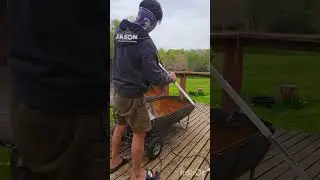 DIY Propane rotisserie pig roaster...