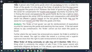 wrong doer, finder of goods, general lien and particular lien lecture 5